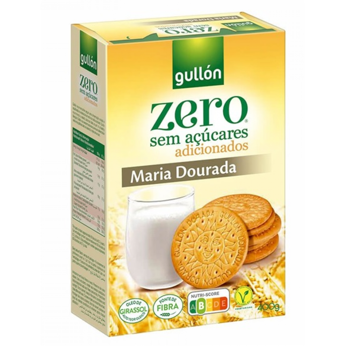 BOLACHA MARIA GULLON DOURADA ZERO 400G 10 6393 11031401005157